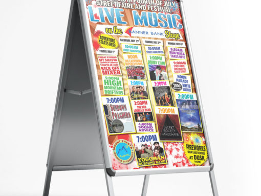 Fourth of July Live Music 2016 Poster